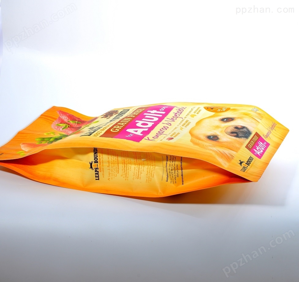 宠物食品包装袋 立体插边风琴袋 复合彩印狗粮袋