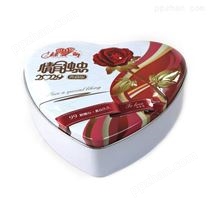 工厂生产定做心形巧克力马口铁盒