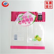 广东厂家定制彩印透明塑料复合食品包装袋民创优品糖果棒棒糖中封背封袋