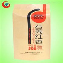 广东厂家批发定制红枣纸塑复合袋风琴袋牛皮纸三只松鼠食品包装袋