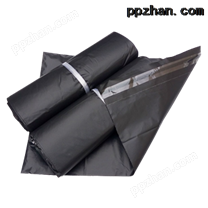 厂家PE包装材料防水袋物流包装袋 黑色压花快递袋定制强韧性袋子