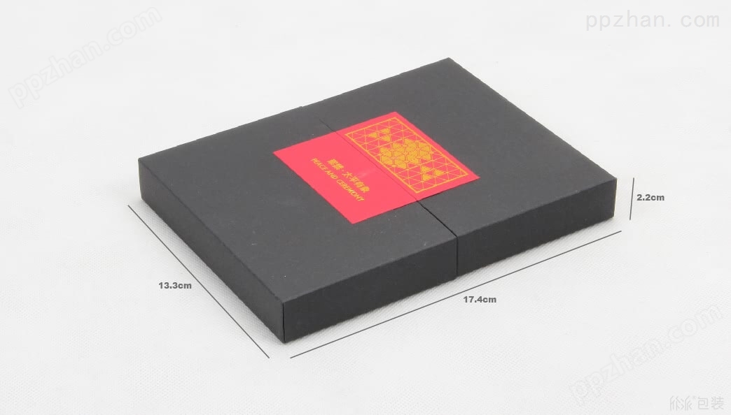 故宫纪念品包装盒三维尺寸