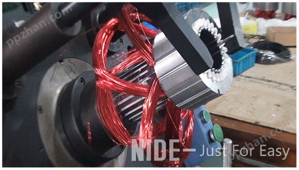 universal motor stator coil inserting machine