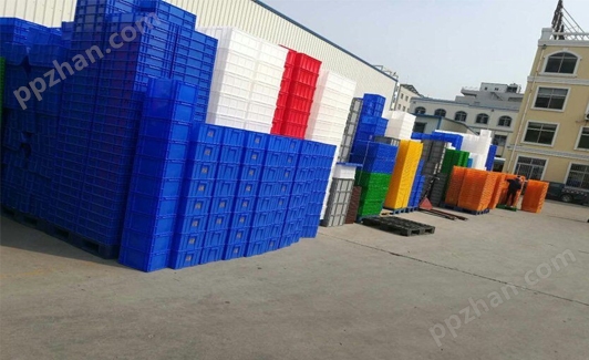 丹东塑料箱厂家,蓝色白色周转箱-沈阳兴隆瑞
