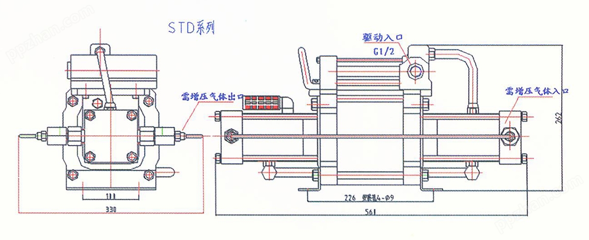 STD系列气体增压泵