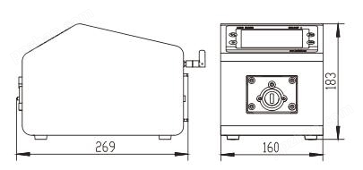 BT600F分配型智能蠕动泵尺寸图