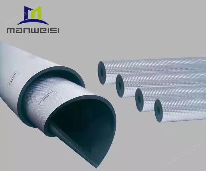 漫威斯厂家供应 橡塑保温管 空调管道 铝箔保温橡塑管 橡塑管直销