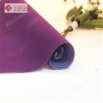 紫色压花植绒布（K01.C3.0075)