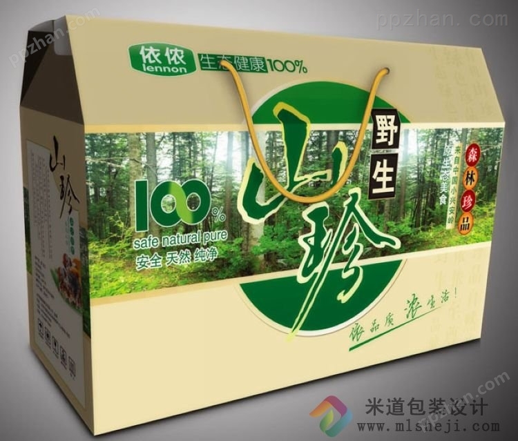 野山菌包装盒  郑州野山菌包装盒  依农野山菌包装盒