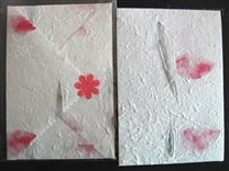 花瓣纸DIY信封