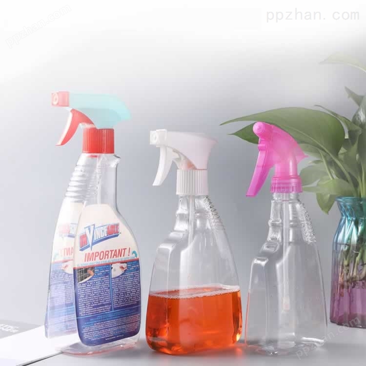 加工定制350ML便携喷壶瓶 透明PET材质塑料瓶 清洁浇花喷雾瓶批发