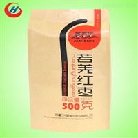 广东厂家批发定制红枣纸塑复合袋风琴袋牛皮纸三只松鼠食品包装袋