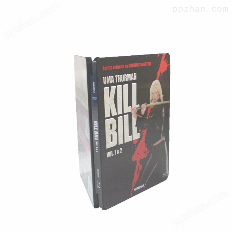 杀死比尔电影碟片包装铁皮盒